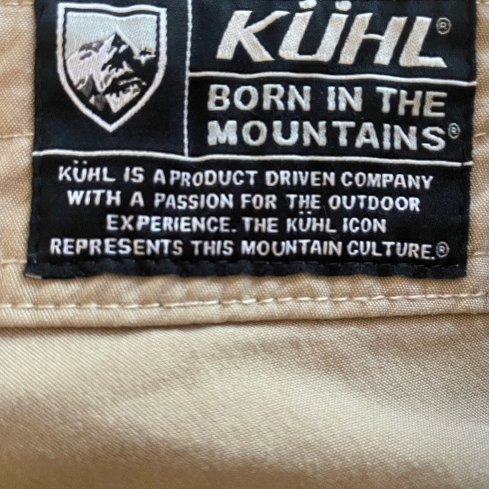 Men's KUHL BORN IN THE MOUNTAINS Tan Cargo Pants 30X30 - Picture 14 of 16